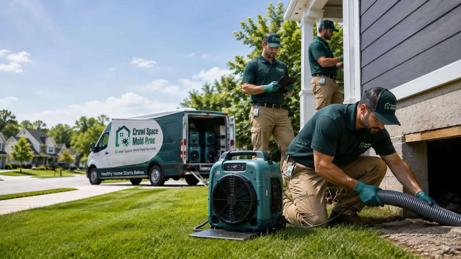 Crawl Space Mold Removal in Roscommon, MI
